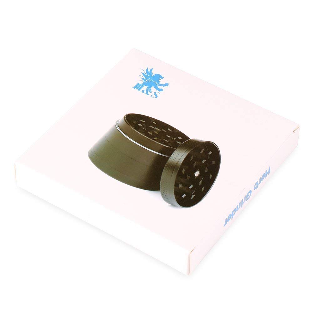 Premium H&S 4-Piece Metal Herb Grinder - 2.2