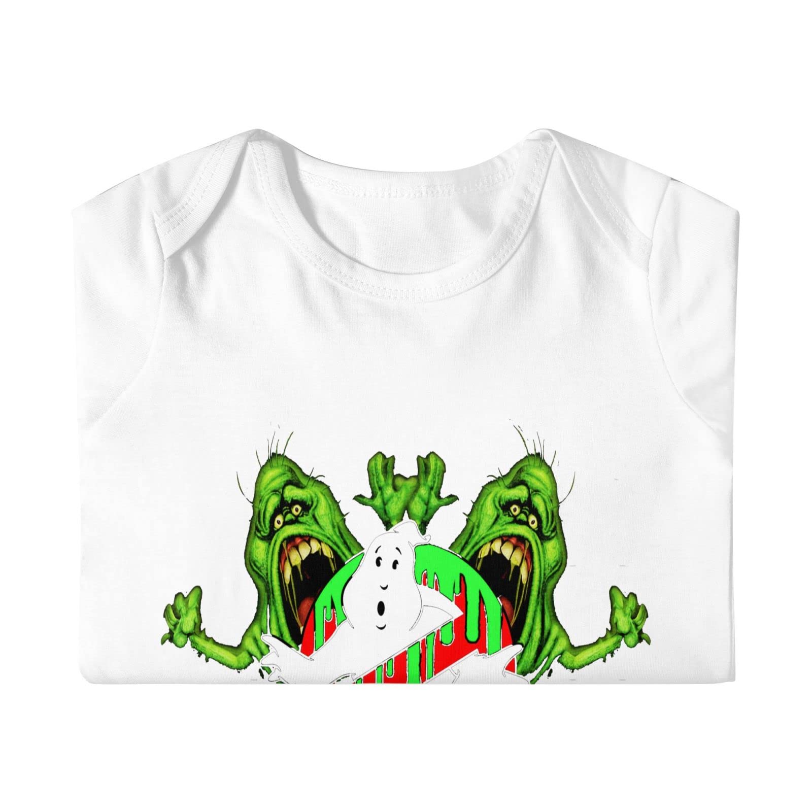 Ghostbusters Baby Onesie - Newborn Romper & Unisex Short-Sleeve Bodysuit | 3D Printed Cotton Jumpsuit for 6-Month-Old Baby Girls & Boys | Soft, Comfortable Outfit for Playtime, Photo Shoots & Everyday Wear