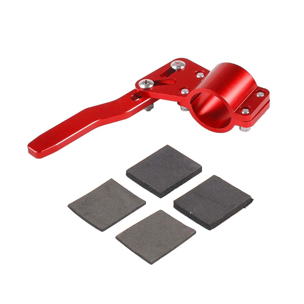 Car777 Aluminum Alloy Car Turn Signal Lever Extender - Steering Wheel Position Adjuster (Red) | Perfect for Truck, SUV & Compact Cars | Easy Installation & Enhanced Driving Comfort
