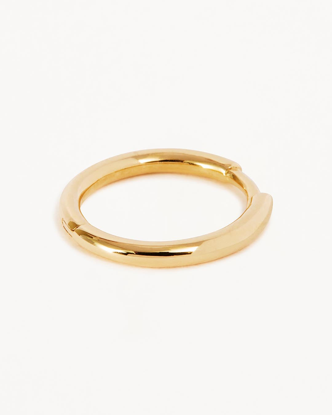 14K Solid Gold Sleeper Hoop Earrings - 9mm, 11mm, 13mm Sizes - Hypoallergenic Comfort Fit for Everyday Wear & Sensitive Ears