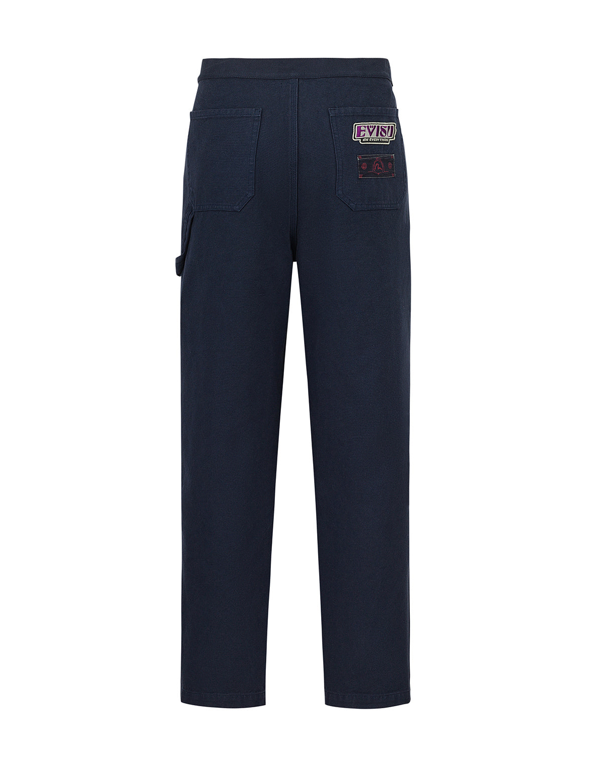 Premium Slogan Appliqué Embroidery Straight Fit Work Chino Pants - Comfortable & Stylish for Office, Casual Wear & Outdoor Activities