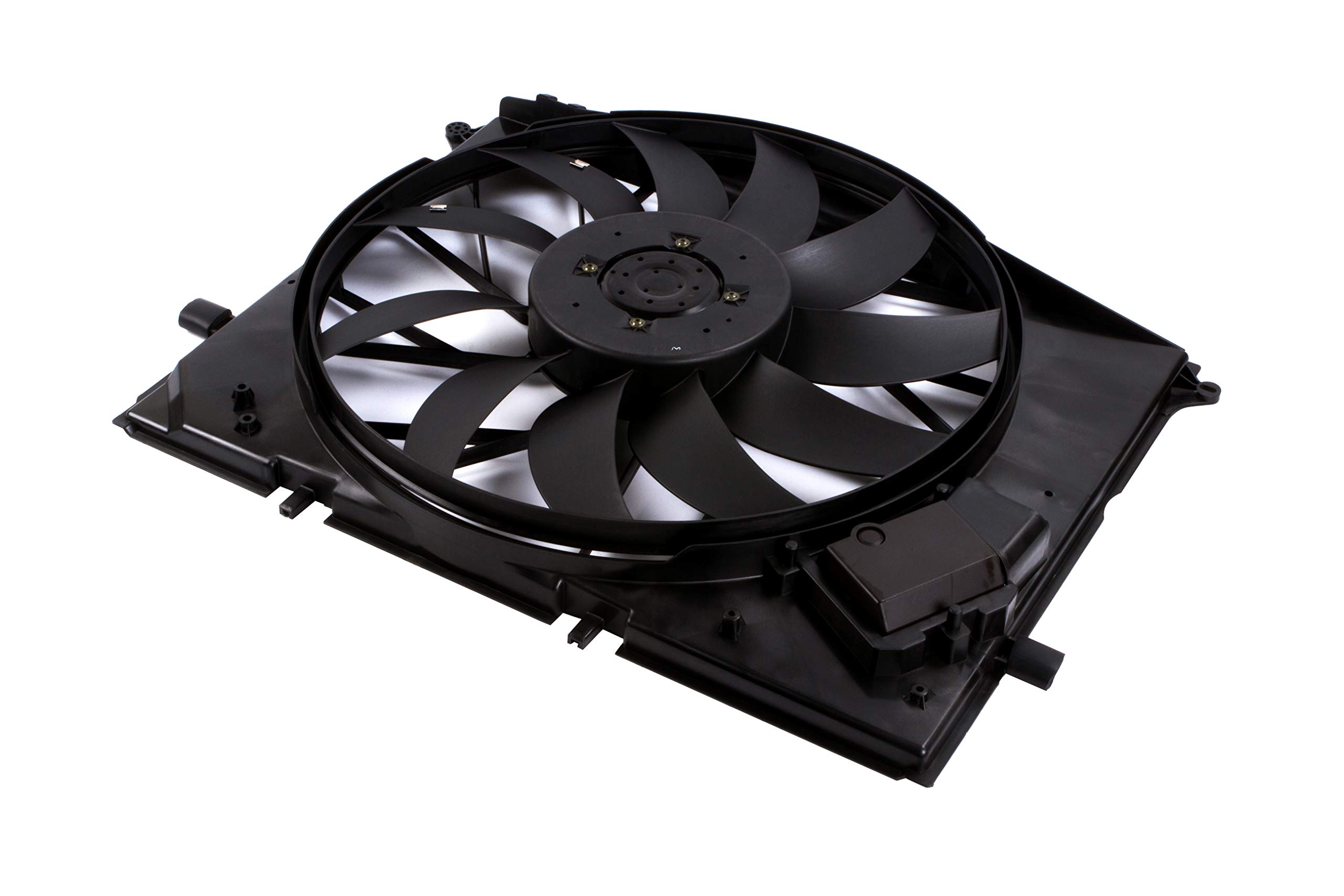 High-Performance 220-500-02-93 Engine Radiator Cooling Fan Compatible with Mercedes-Benz S350 S430 S500 S55 AMG S600 S65 AMG SL55 AMG SL600 SL63 AMG SL65 AMG CL500 CL55 AMG CL600 CL65 AMG - Direct Replacement for 220-500-01-93 - Ideal for Overheating Prevention & Enhanced Engine Cooling