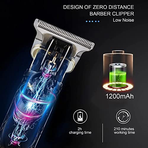 Professional Buddha Style Hair Trimmer for Men - Adjustable Blade Clipper & Shaver with Retro Oil Head for Precise Close Cut (Golden) - Perfect for Home Barbering, Beard Trimming, and DIY Haircuts