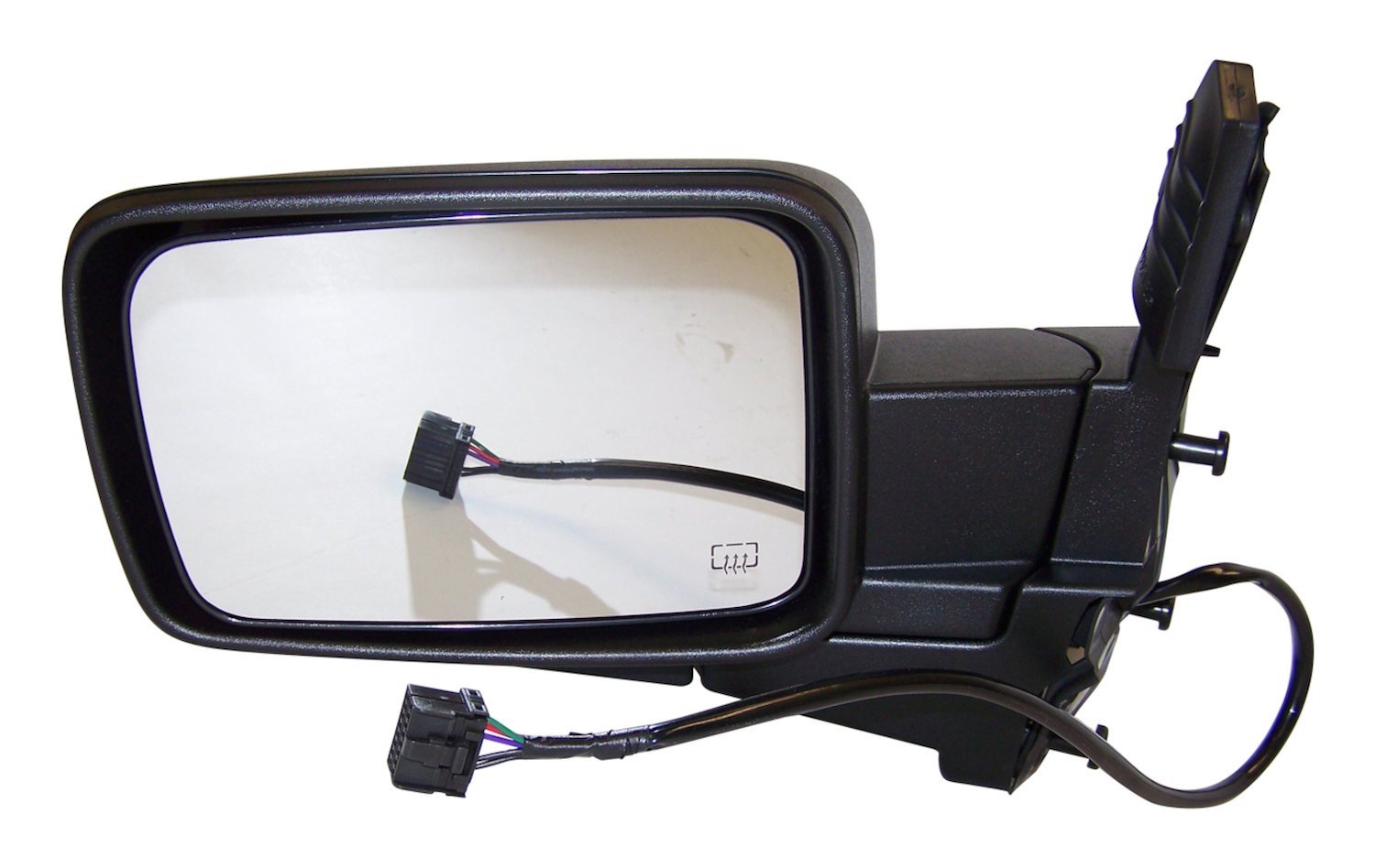 Crown Automotive Mirror Body - Universal Side View Replacement Mirror for Cars, Trucks & SUVs - Durable & Adjustable for Safe Driving & Parking Assistance