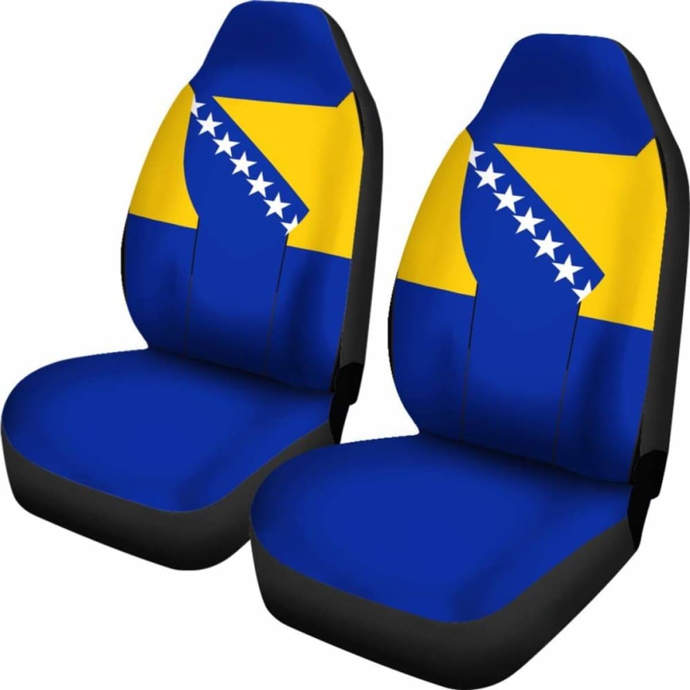 Premium Bosnia and Herzegovina Car Seat Cover with Coat of Arms Design - Durable & Stylish Auto Accessory for Protection and Comfort - Perfect for Travel, Daily Commute, and Road Trips