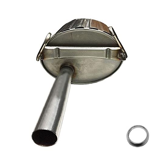 Stainless Steel Exhaust Muffler for Honda Civic 1999-2000 | Free Gasket & Bolts | Auto Replacement Part for Smooth Ride