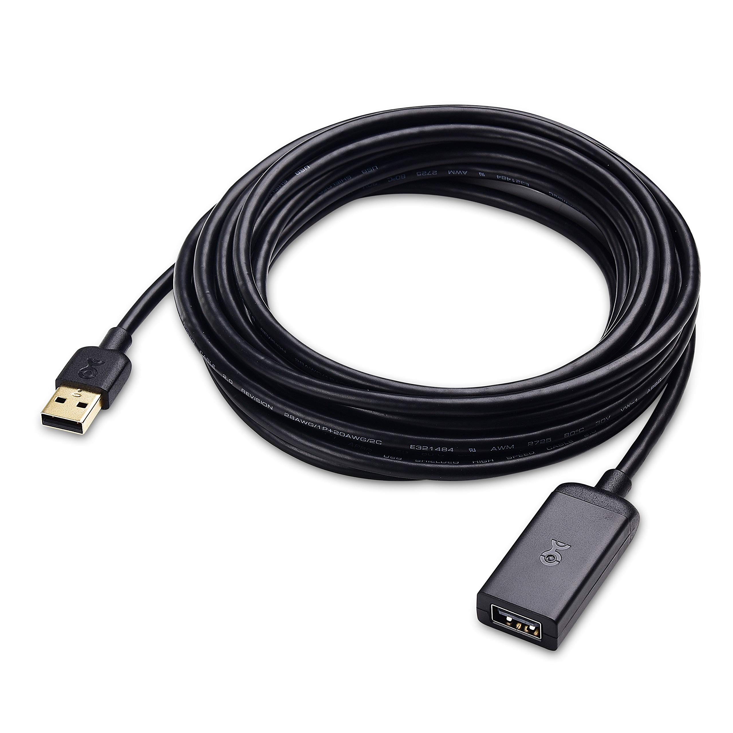 Active USB Extension Cable 5m (Male to Female) - High-Speed USB Extender for Webcam, Oculus Sensor, HTC Vive, Xbox Kinect, PlayStation Camera | Perfect for VR Gaming, Streaming & Home Office Setup