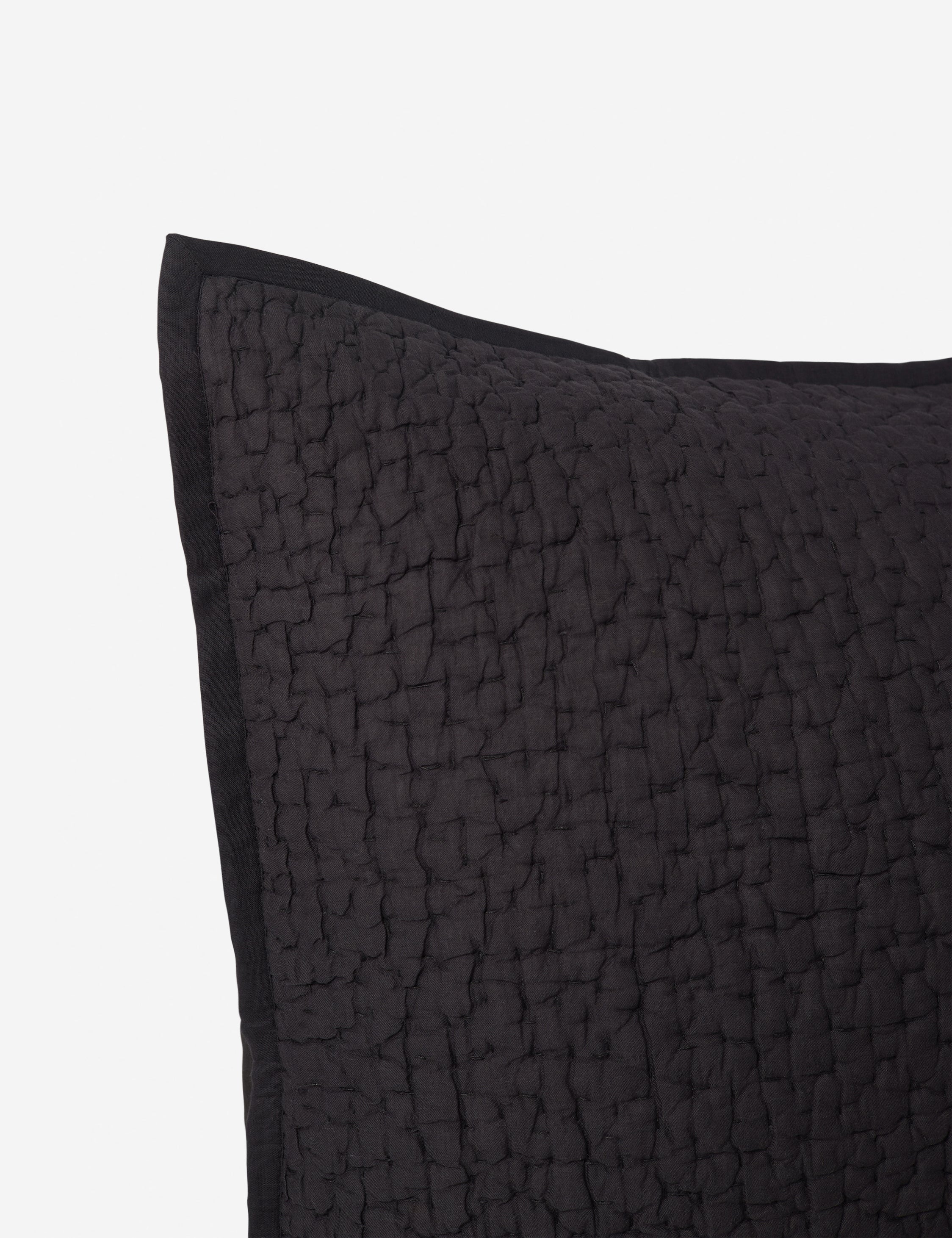 Luxury Clemence Quilted Sham - Soft Bed Pillow Cover with Elegant Diamond Stitching - Perfect for Master Bedroom, Guest Room & Hotel Decor