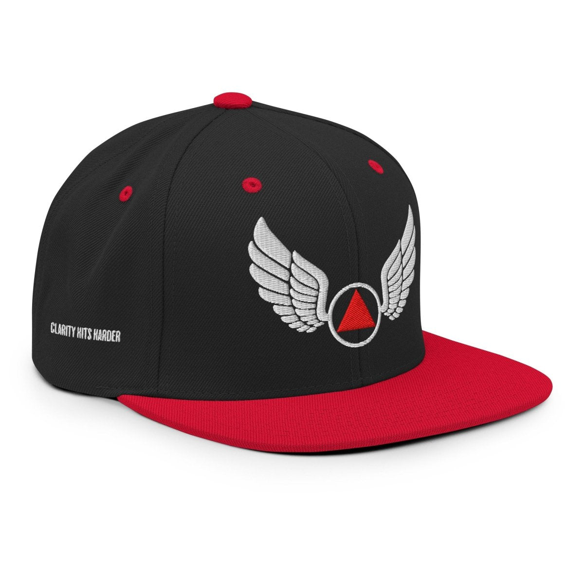 Wings Of Recovery Snapback Hat - Sobriety in Full Flight - Stylish Addiction Recovery Cap for AA Meetings & Sober Living Support