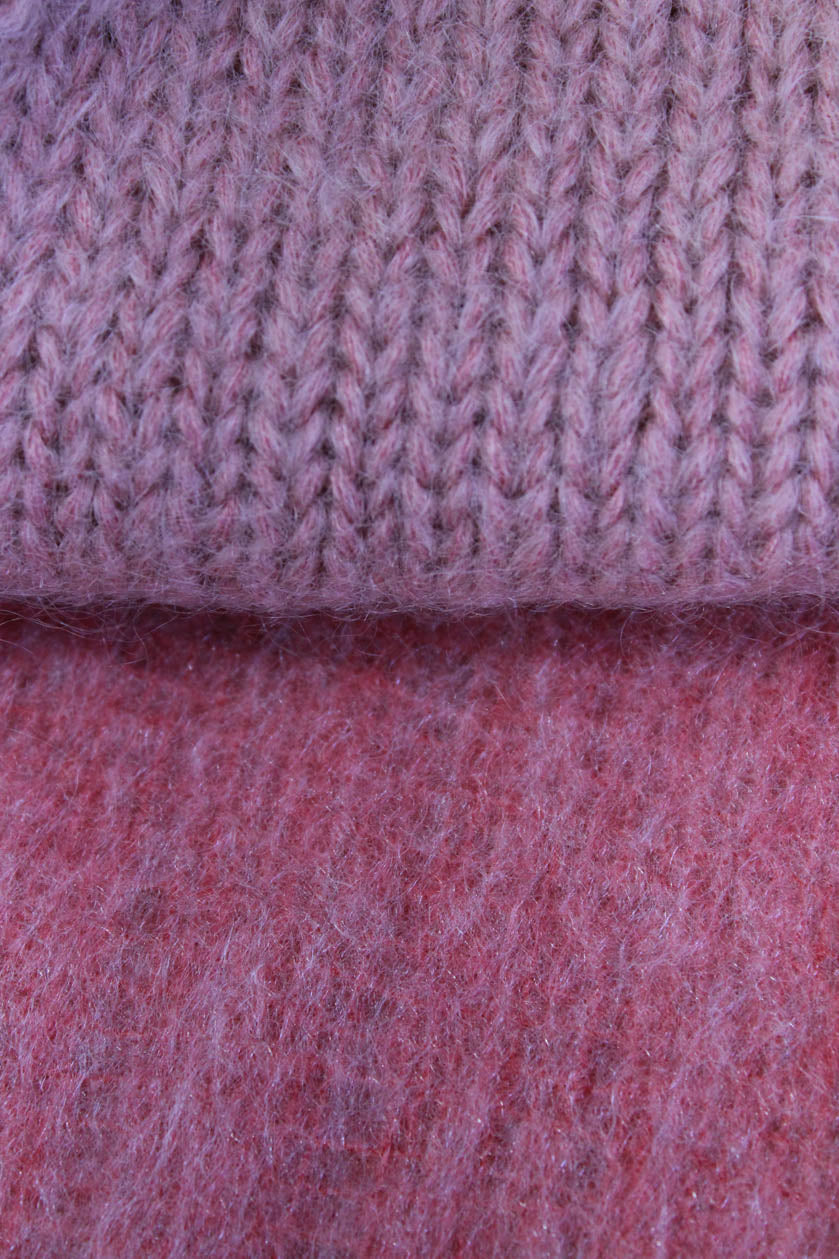 Women's Light Pink Knit Balaclava Hat & Scarf - Winter Face Cover for Outdoor Activities | & Other Stories J Crew Style
