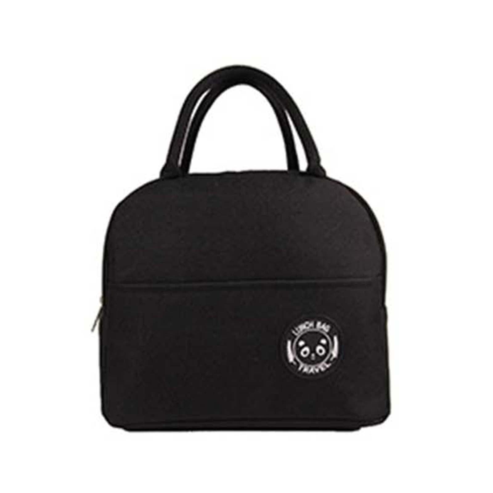 Insulated Lunch Bag for Adults & Kids - Waterproof Thermal Cooler Bag with Zipper & Cartoon Print - Perfect for Work, School, Picnics & Outdoor Activities