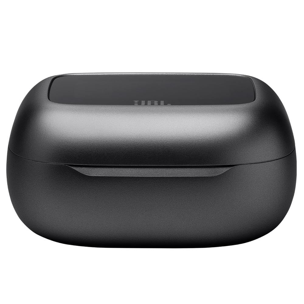 JBL Live Beam 3 True Wireless Bluetooth Earbuds - 48H Battery, Adaptive Noise Cancelling, Hi-Res Audio, IP55 Waterproof, Closed-Back Design (Black) | Perfect for Workouts, Commuting & Travel