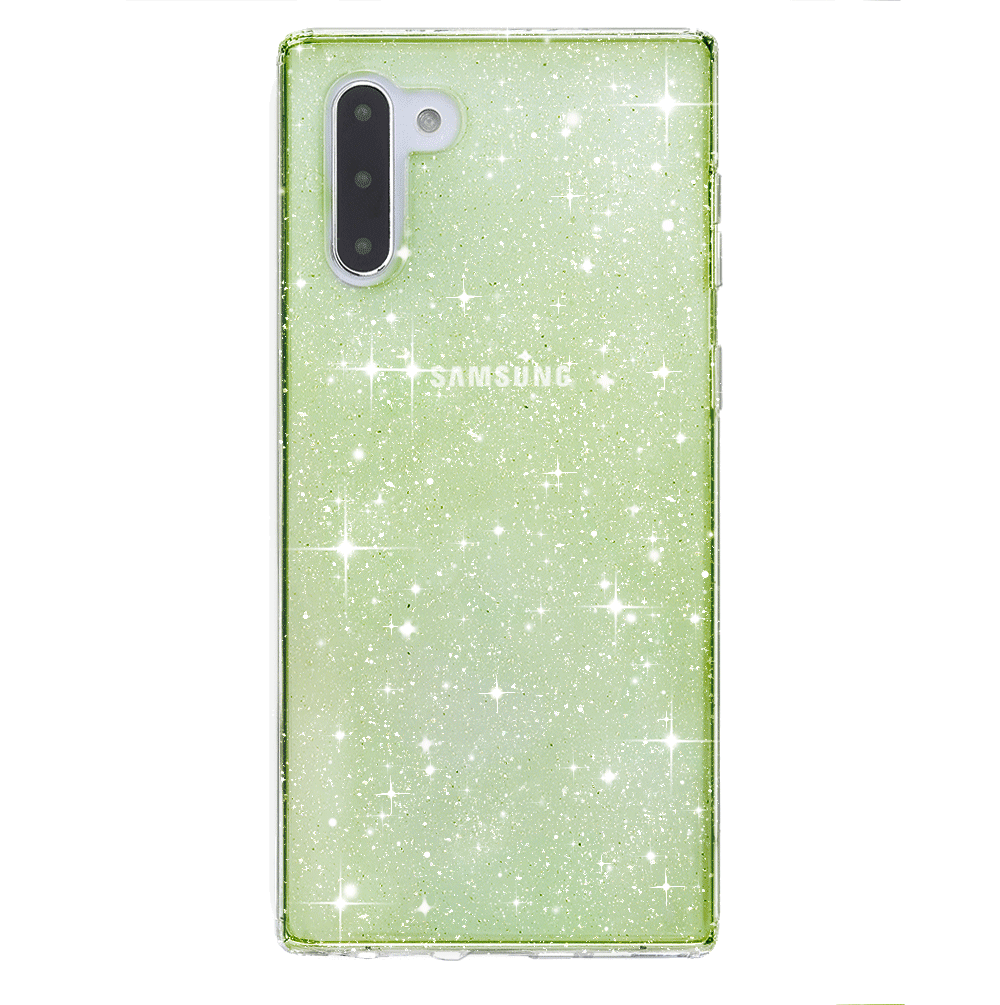 Samsung Galaxy Phone Case with Lime Stardust Design - Trendy Protective Cover for Everyday Use, Travel & Work