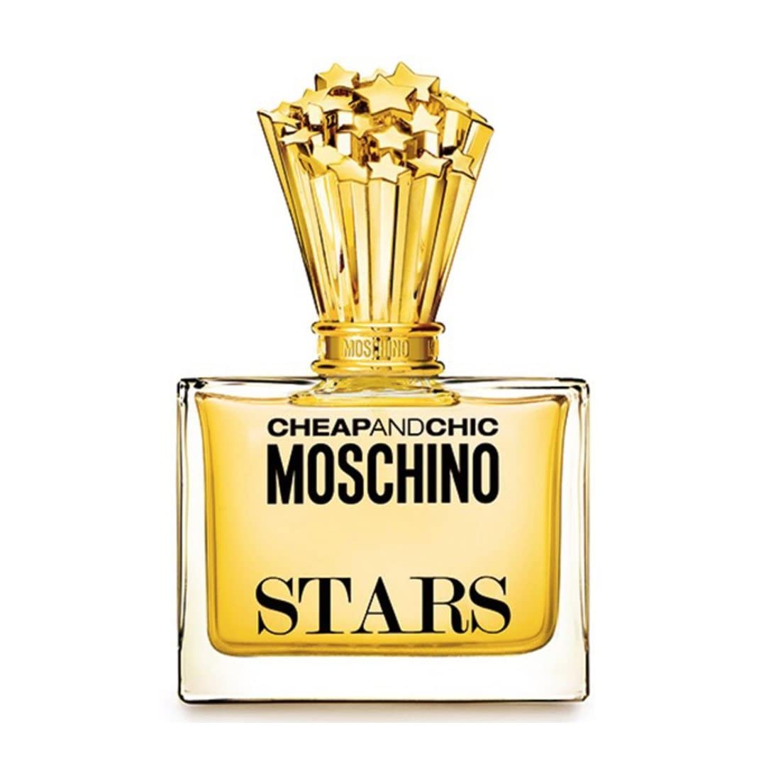 MOSCHINO Cheap & Chic Stars Eau de Parfum for Women - Floral Fruity Fragrance Perfume Spray, 3.4 oz - Perfect for Date Night, Office & Special Occasions