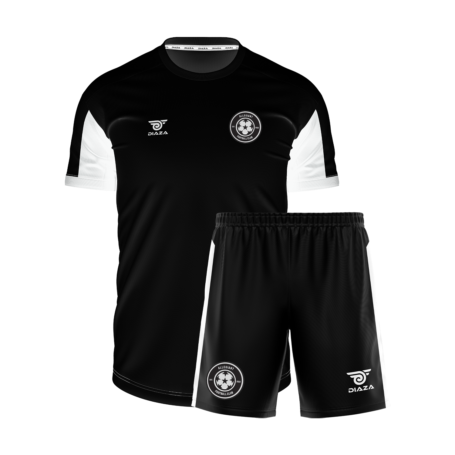 Allegiant FC Training Kit - Black Soccer Jersey for Men & Women - Perfect for Football Practice, Gym & Casual Wear