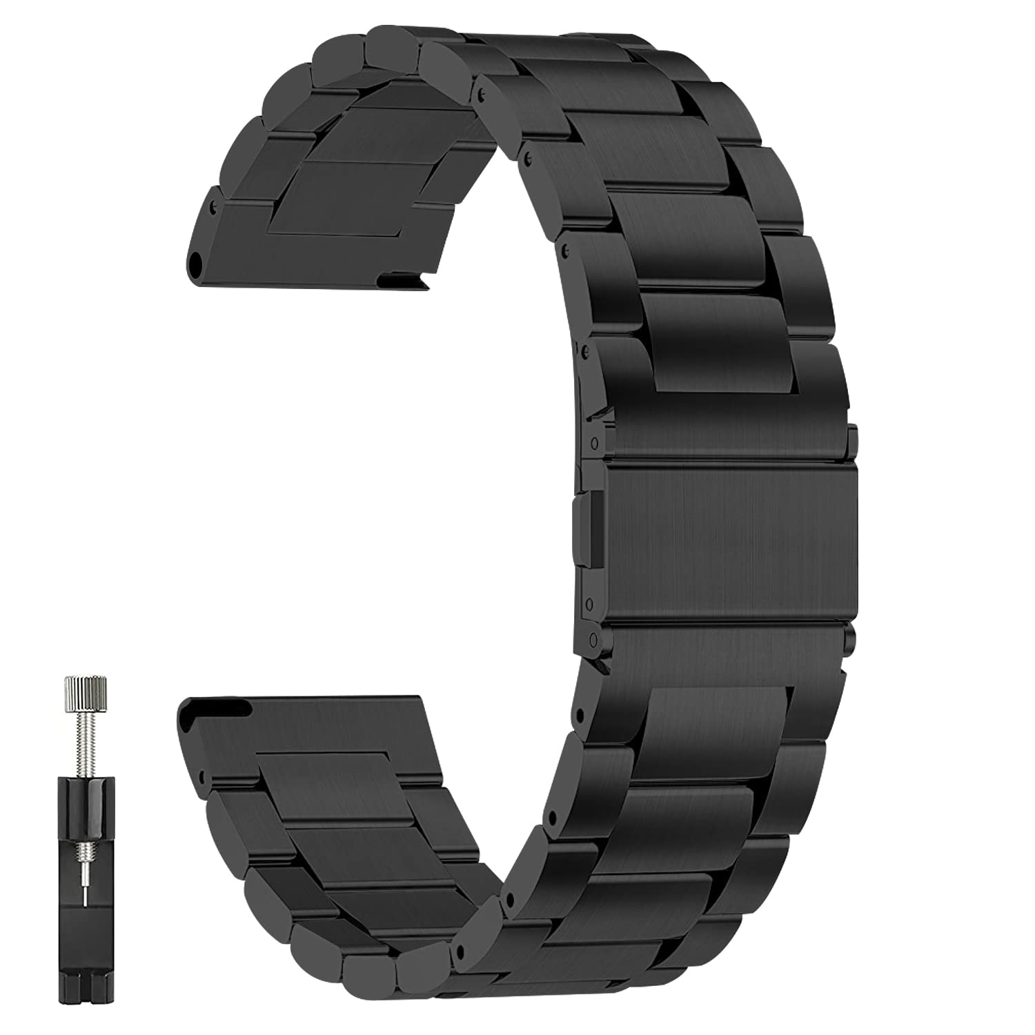 Premium Stainless Steel Apple Watch Band - Quick Release 14mm 16mm 18mm 20mm 22mm 24mm Sizes - Luxury Metal Watch Strap for Men & Women - Perfect for Workouts, Office & Everyday Wear