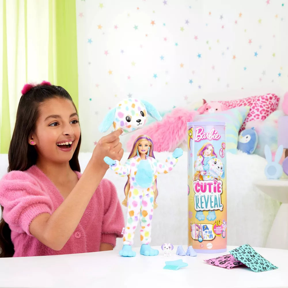 HRK37 Barbie Cutie Reveal Dog Toy - Surprise Unboxing & Play Set for Kids | Perfect for Birthday Gifts & Pretend Play