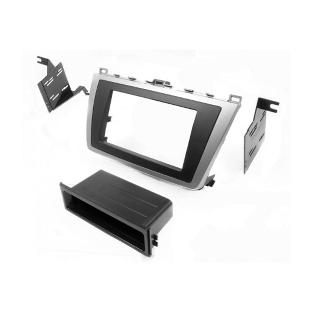 2009-2013 Mazda6 Car Stereo - Single ISO/Double DIN Radio with Storage Pocket | Compatible with Mazda 6 Sedan | Perfect for Upgrading Factory Audio System & Hands-Free Calling