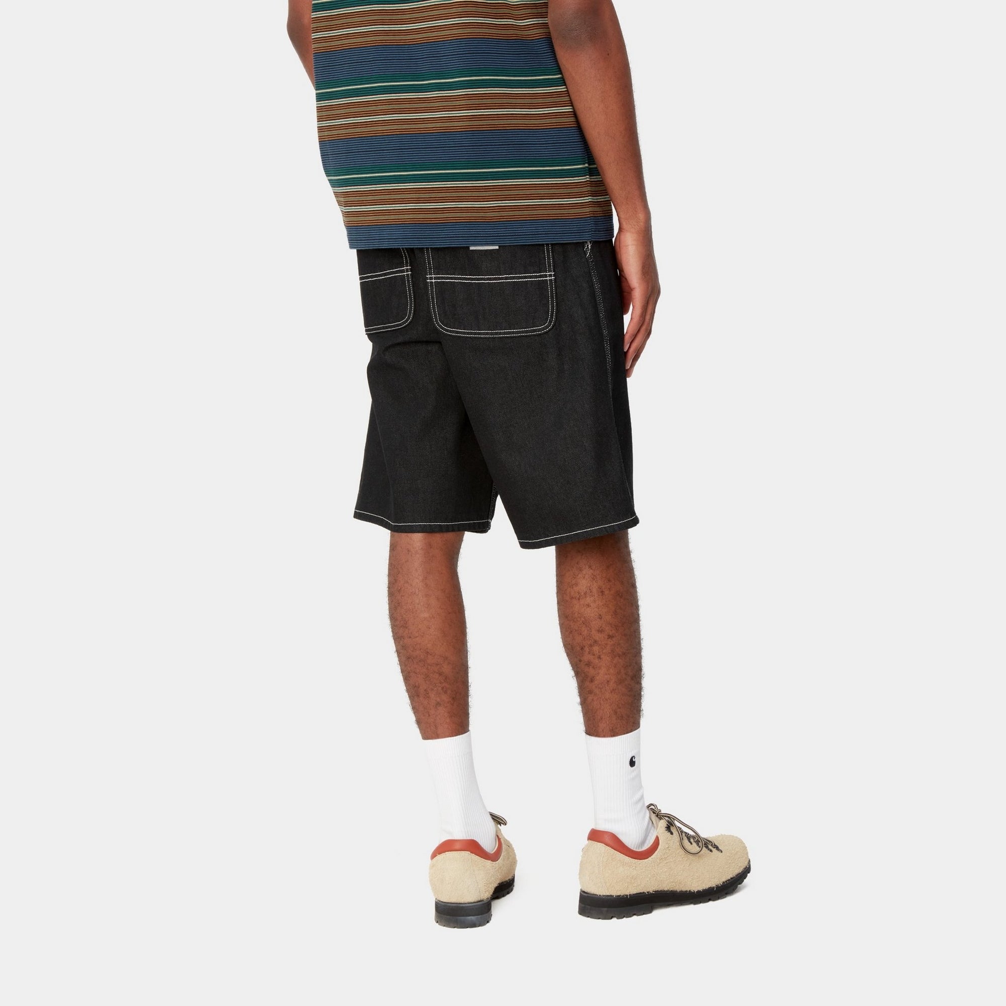 Simple Short Denim Jeans | Black (One Wash) - Casual Wear for Men & Women, Perfect for Everyday Outfits and Summer Styling