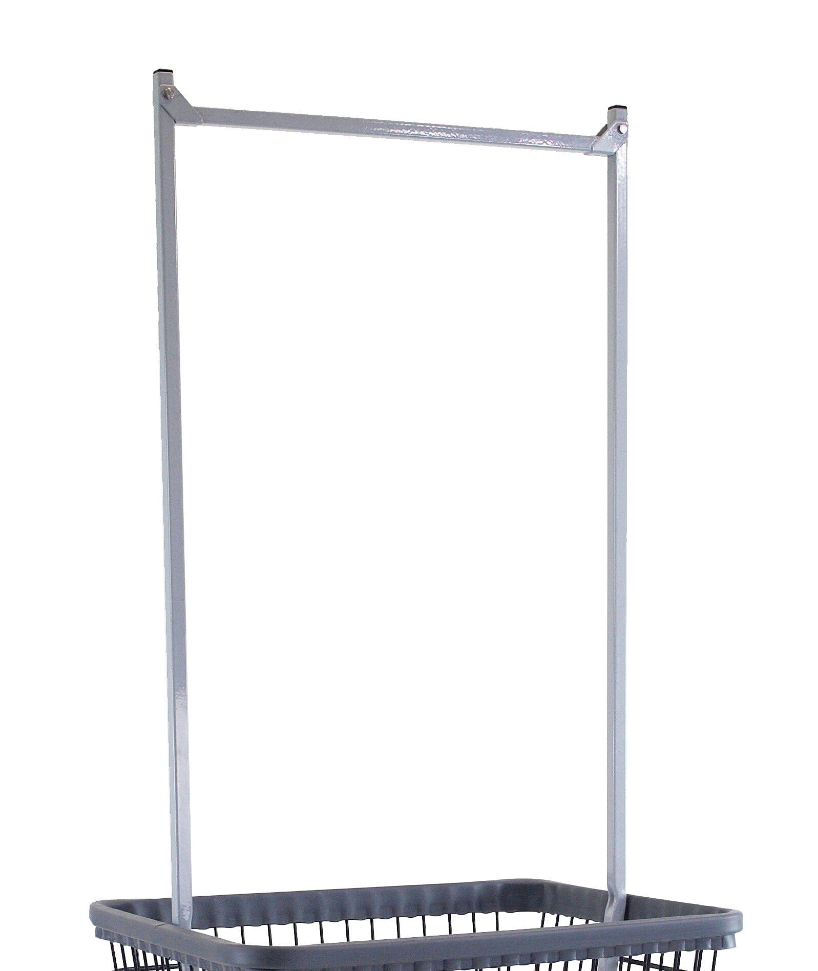 Heavy Duty Double Pole Rack for 100 & 96 Series Carts - Perfect for Warehouse, Retail, and Industrial Storage Organization