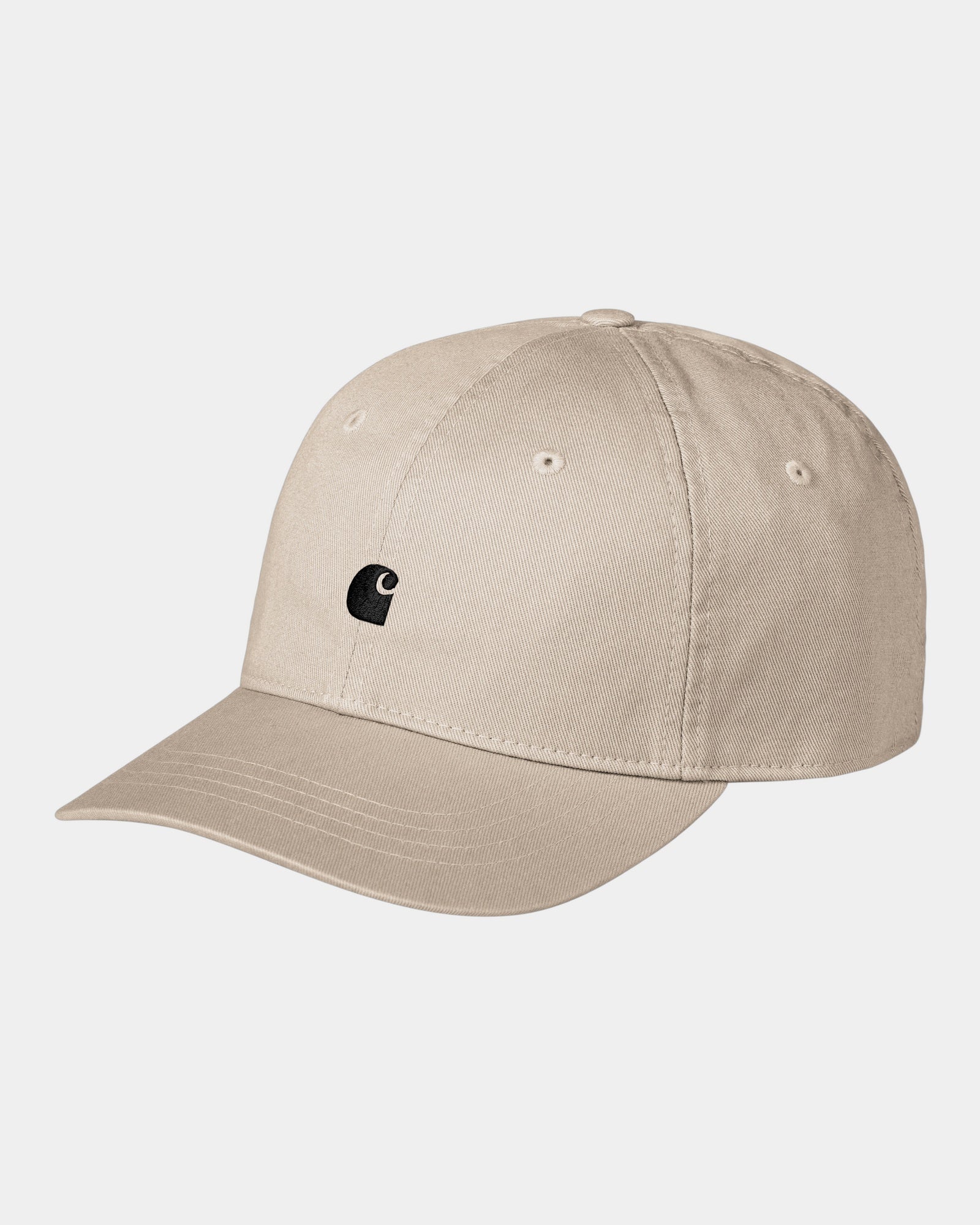 Madison Logo Cap - Fleur De Sel & Black Adjustable Baseball Hat for Men & Women - Perfect for Outdoor Sports, Casual Wear & Fashion Accessories