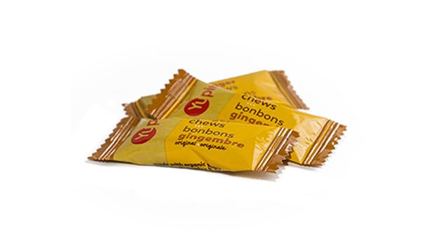 Yupik Ginger Chews 2.2lb - Gluten-Free Soft Candy with Real Ginger for Quick Snacks & Energy Boost