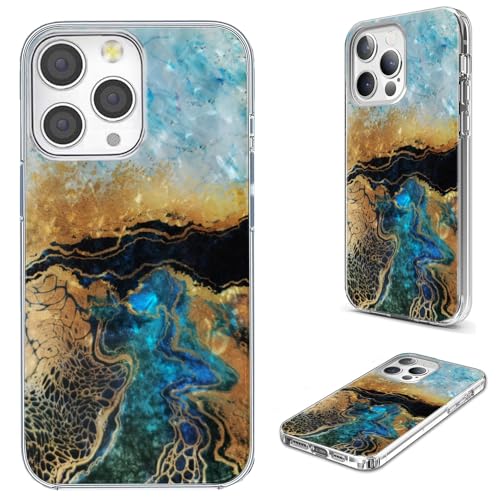Blue Gold Marble