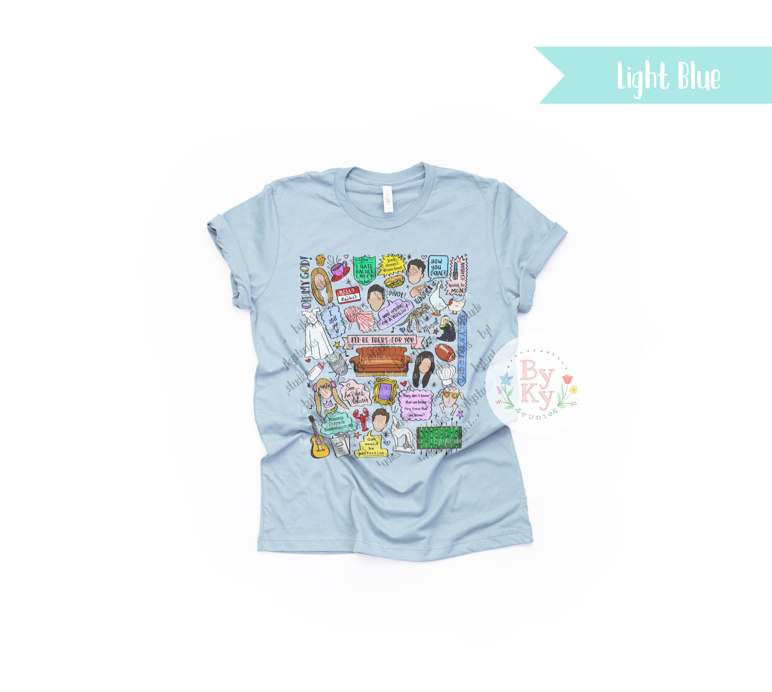 Friends TV Show Inspired Unisex T-Shirt - Comfortable Cotton Tee for Fans, Casual Wear & Gifts