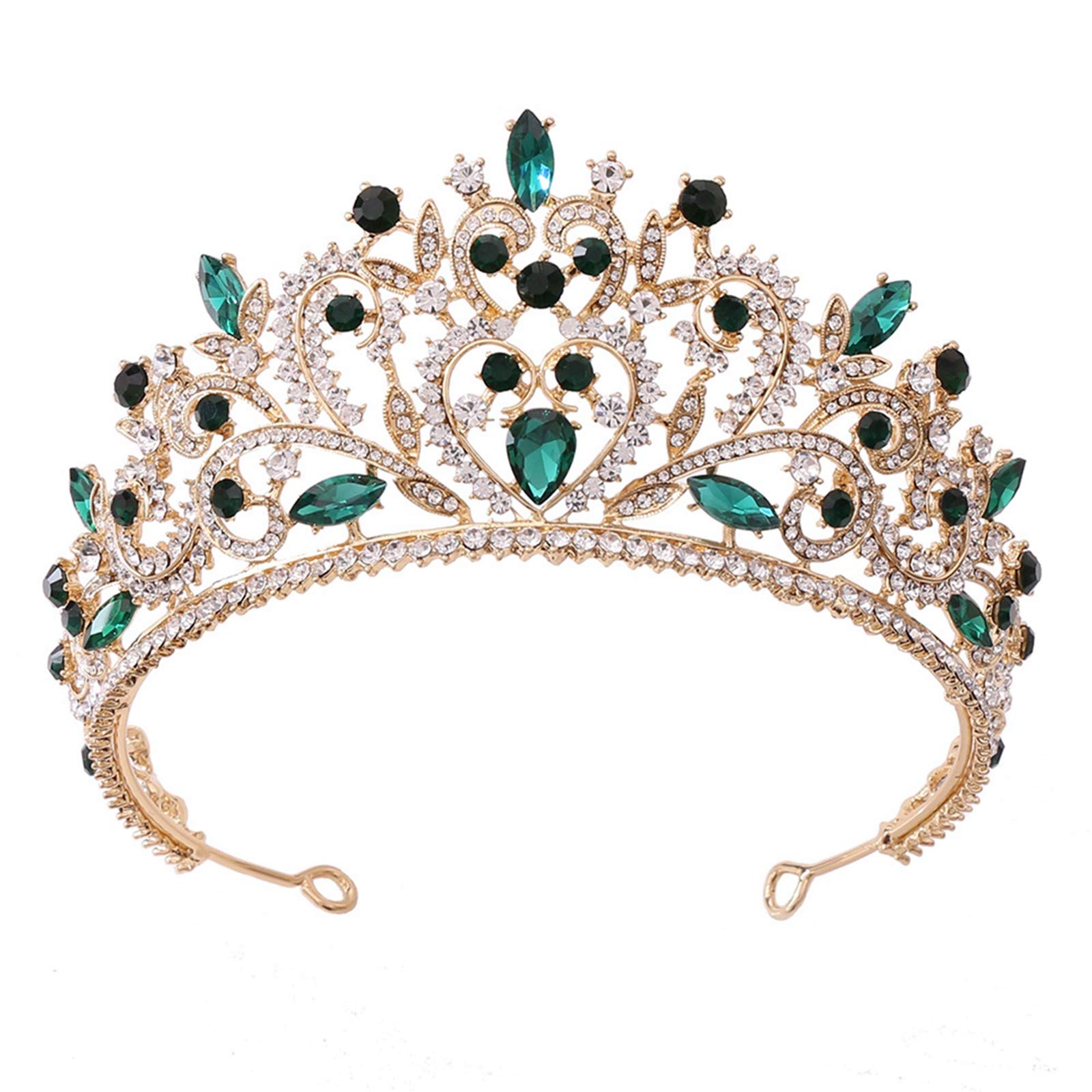 Sparkling Rhinestone Wedding Tiara for Bride - Elegant Crystal Bridal Crown & Princess Headpiece for Women | Perfect for Weddings, Prom, Pageants & Costume Parties