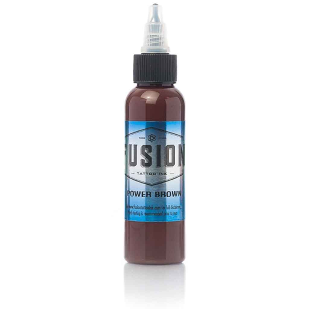 Power Brown Fusion Ink - 1 oz (30ml) Permanent Waterproof Ink for Calligraphy, Drawing & DIY Crafts - Ideal for Artists, Scrapbooking & Handmade Projects