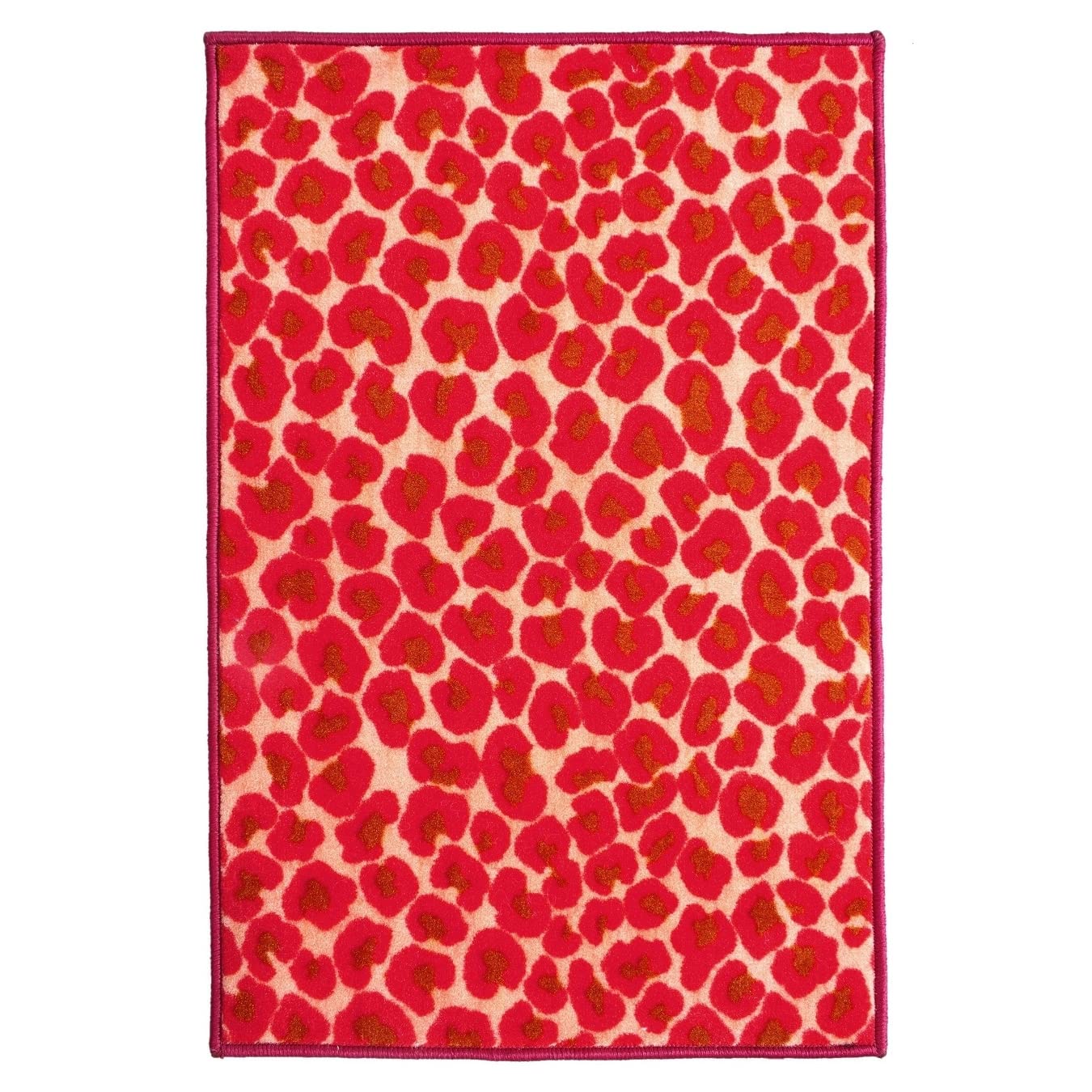 Premium Cheetah Print Area Rug 6' x 7' - Soft Big Cat Design for Living Room, Dining Room, Bedroom & Nursery - USA-Made Non-Slip Floor Mat - Perfect for Home Decor, Kids Play Area & Pet-Friendly Spaces