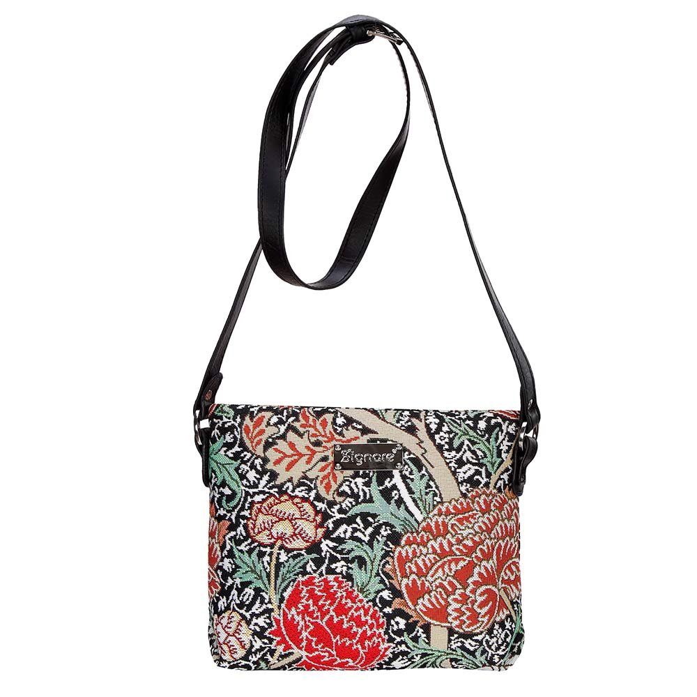 Signare Women's Tapestry Crossbody Bag - Bohemian Sling Shoulder Purse for Everyday Use, Travel & Festival Accessories | Lightweight & Stylish Handbag for Casual Outings