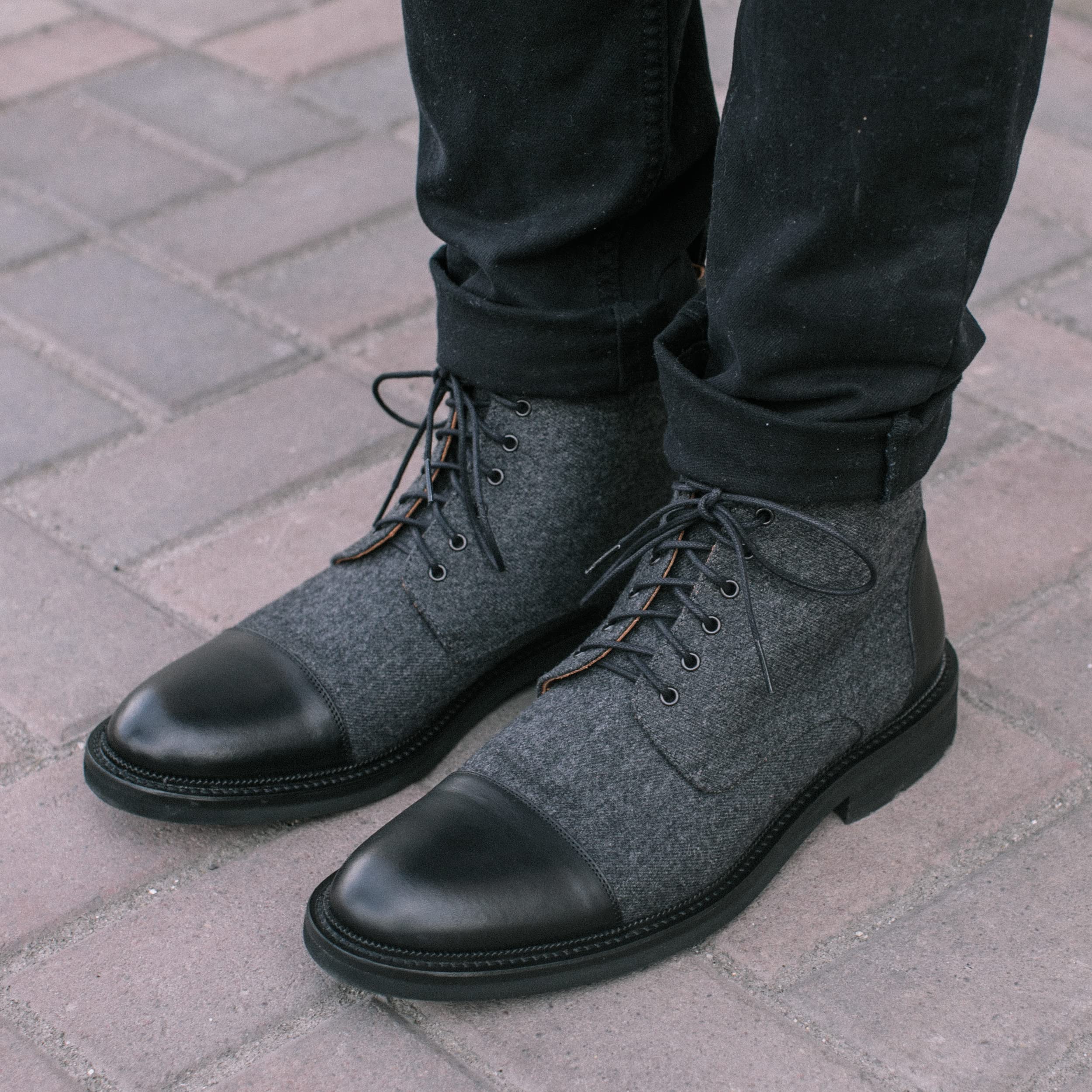 TAFT Jack Boot - Premium Handcrafted Leather & Wool Men's Dress Boots for Business, Office & Formal Occasions - Comfortable & Stylish Footwear for Professionals