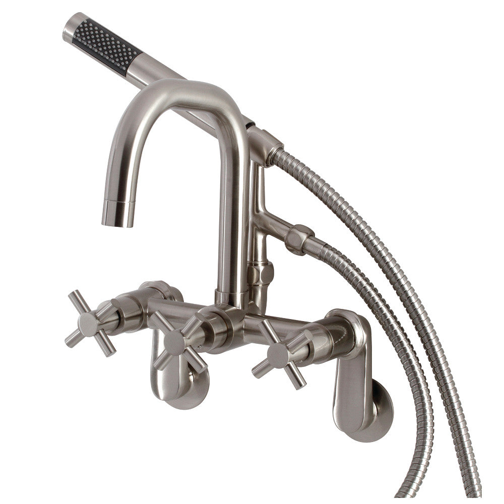 Vintage Style Aqua AE8457DX Concord Wall Mount Clawfoot Bathtub Faucet - Perfect for Classic Bathroom Decor & Spa-Like Experience