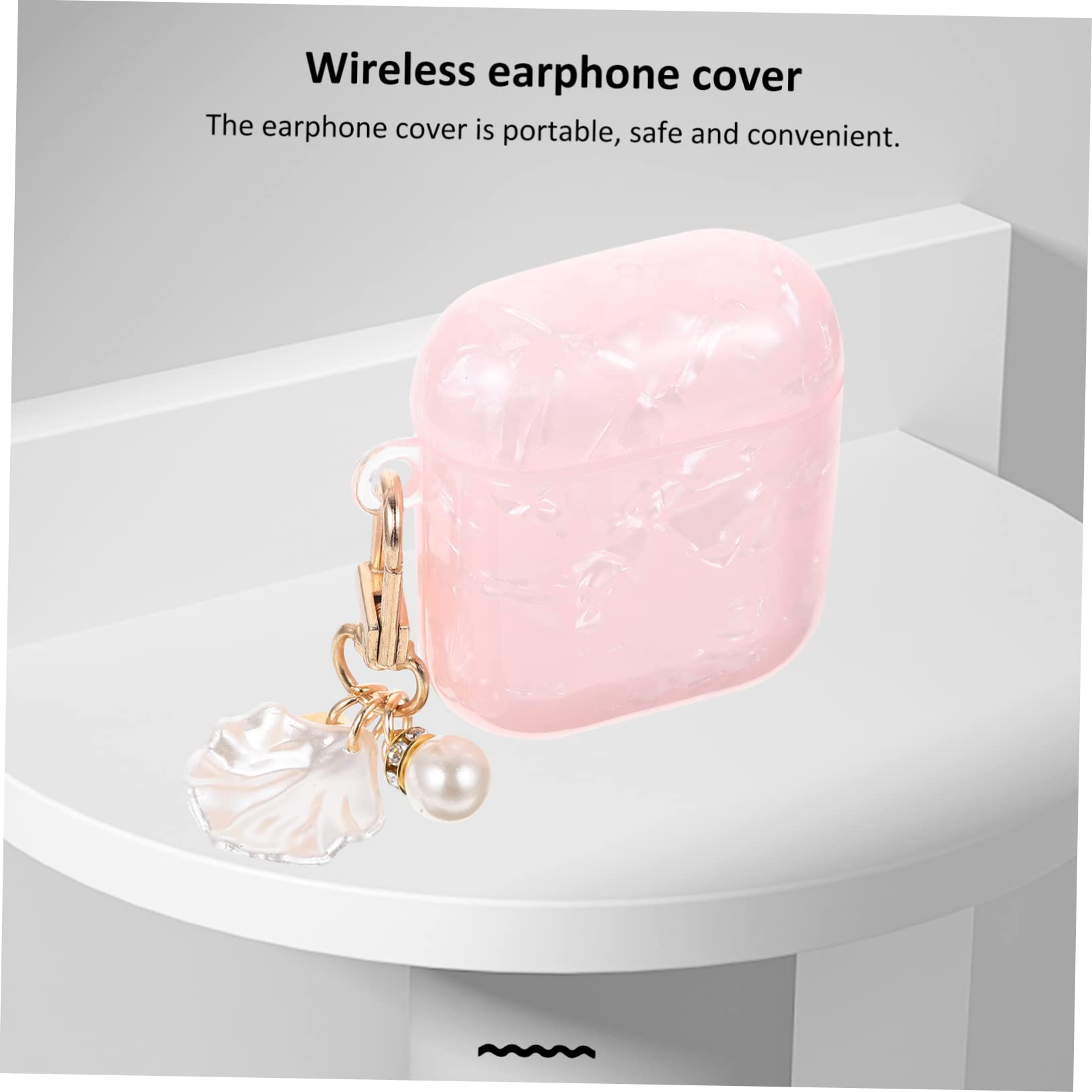 LIFKICH Cute Wireless Earbuds Case - Floral Pattern Earphone Cover with Delicate Protection for Girls | Perfect for Travel, Gym & Daily Use
