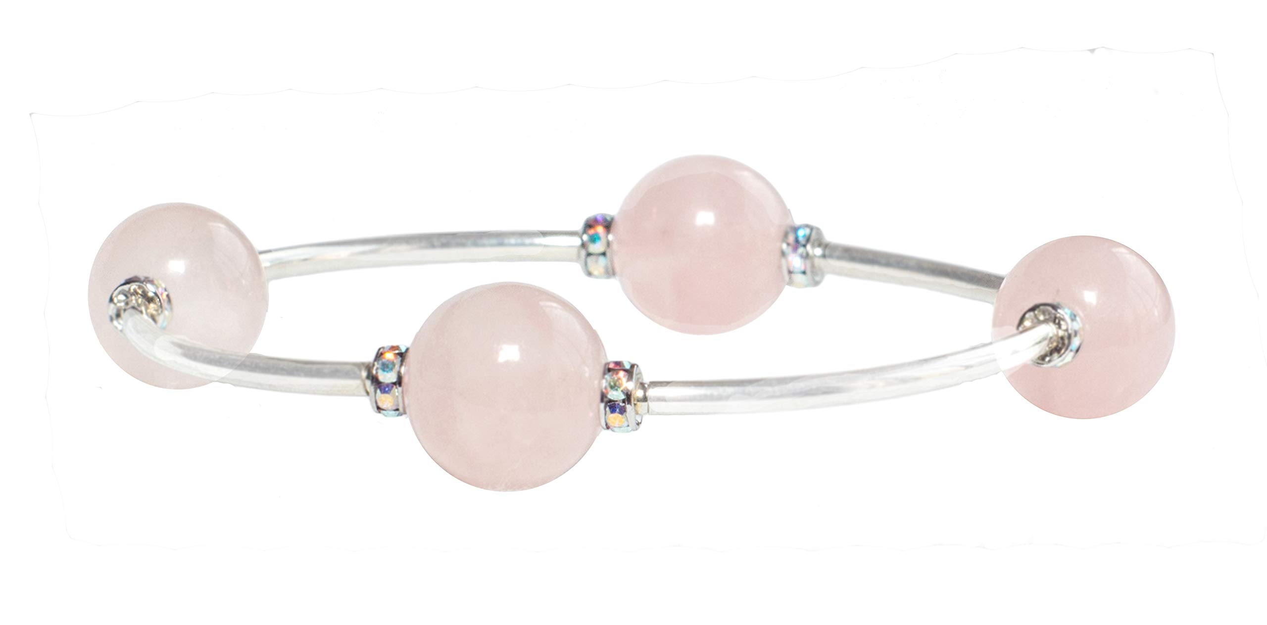 Blessing Bracelet - Genuine Rose Quartz with Crystal Accents for Love, Healing & Positive Energy | Perfect for Meditation, Gifts & Spiritual Wellness