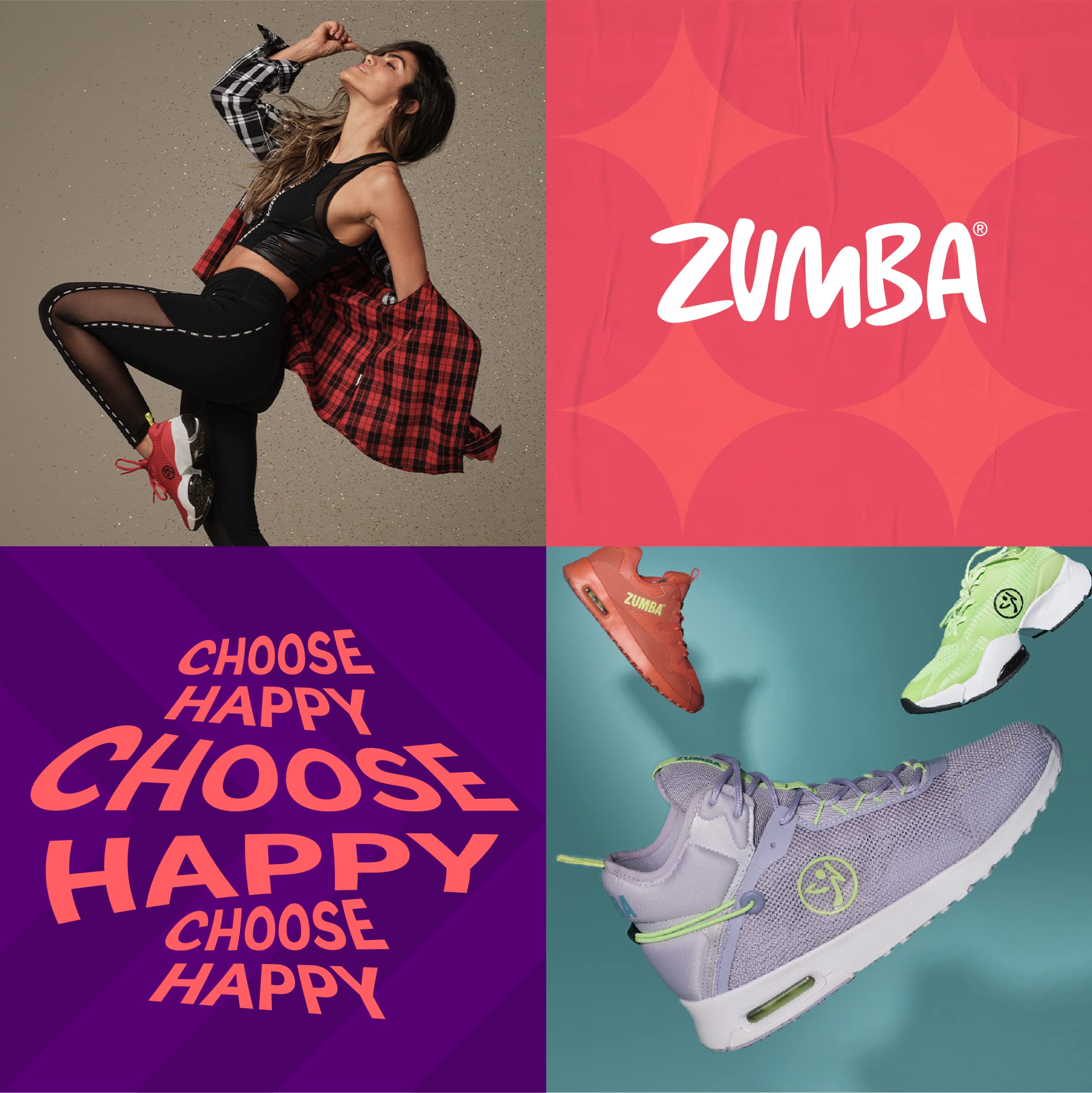 Zumba Sneakers for Women - Lightweight Low-Top Slip-On Dance Shoes with Air Cushion | Perfect for Zumba Fitness, Dance Workouts & Casual Wear