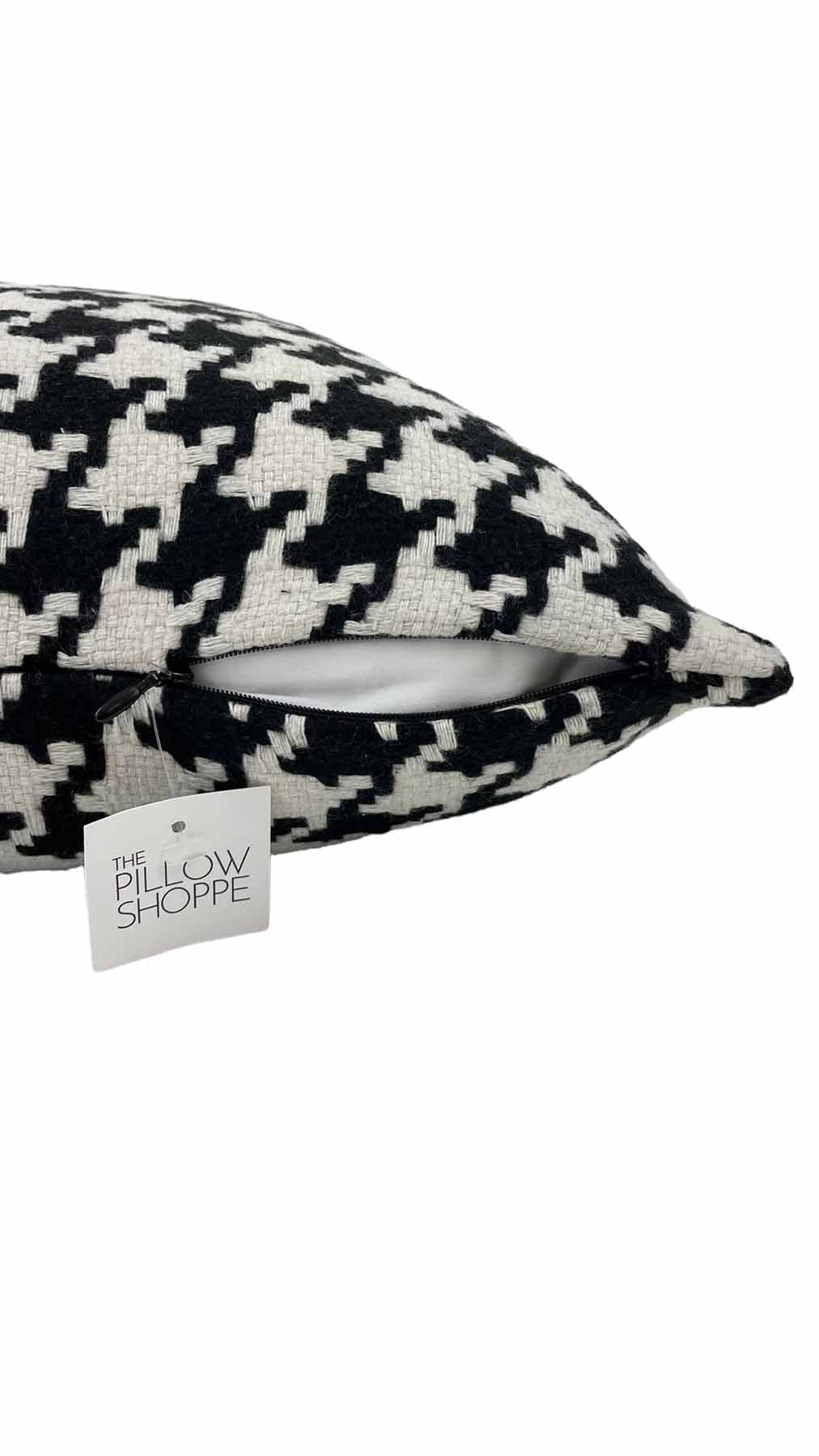 Houndstooth Pattern Decorative Throw Pillow 20x20 Inches - Stylish Home Decor for Living Room, Bedroom, or Office