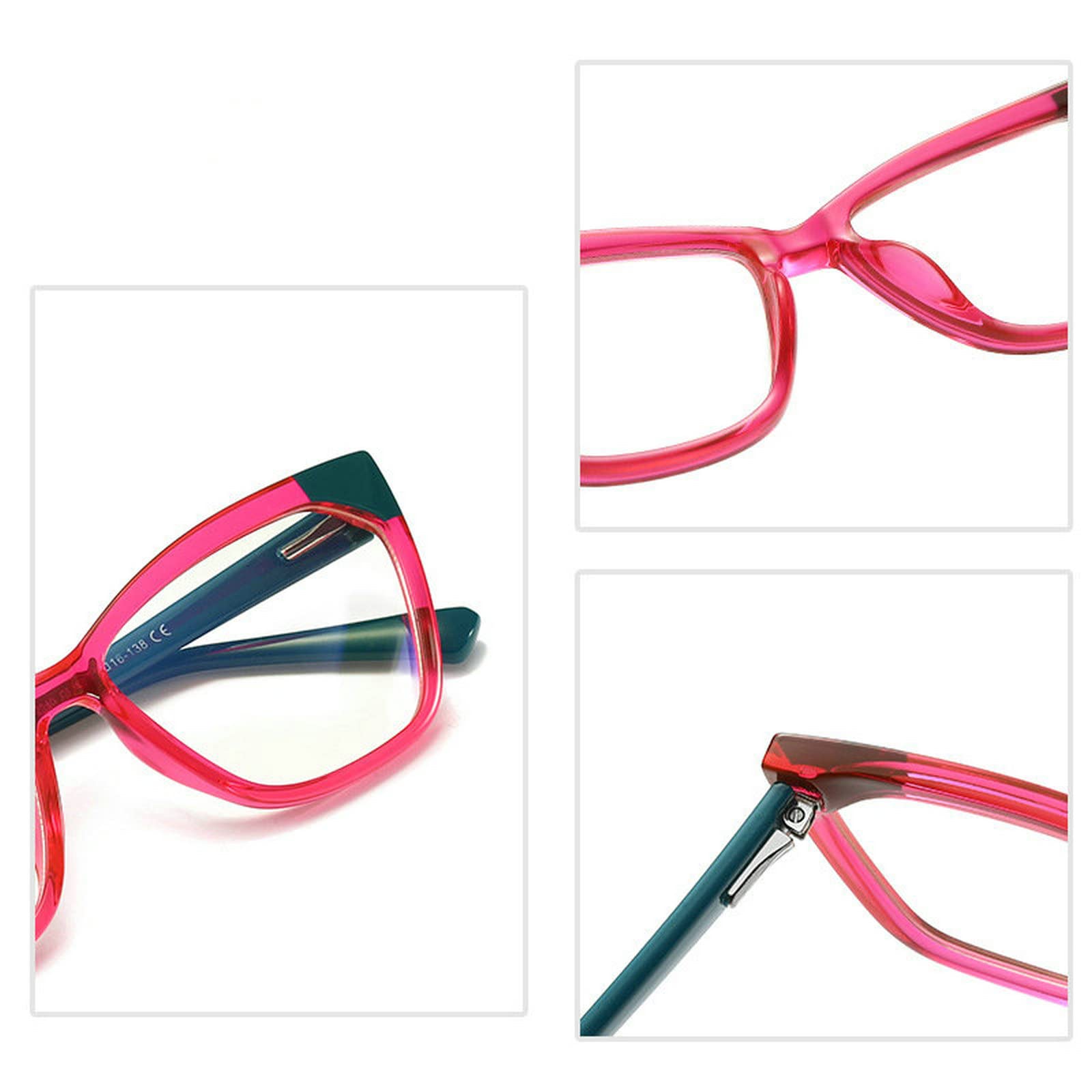Blue Light Blocking Reading Glasses - Retro Cat Eye TR90 Spring Hinge Readers for Women & Men | Fashionable Computer Glasses for Office, Gaming & Screen Time Protection