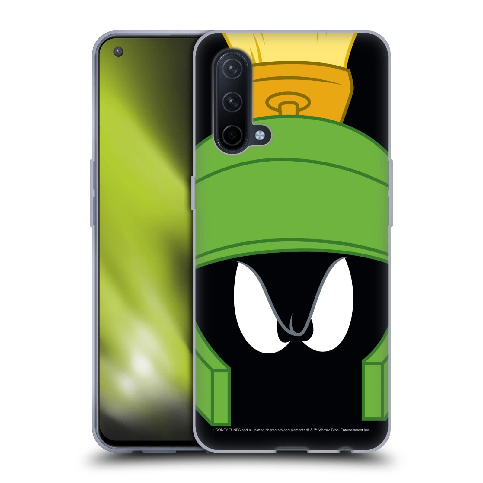 OnePlus Nord CE 5G Case - Looney Tunes Marvin The Martian Soft Gel Full Face Cover | Officially Licensed by Head Case Designs | Durable Protection for Daily Use & Gaming