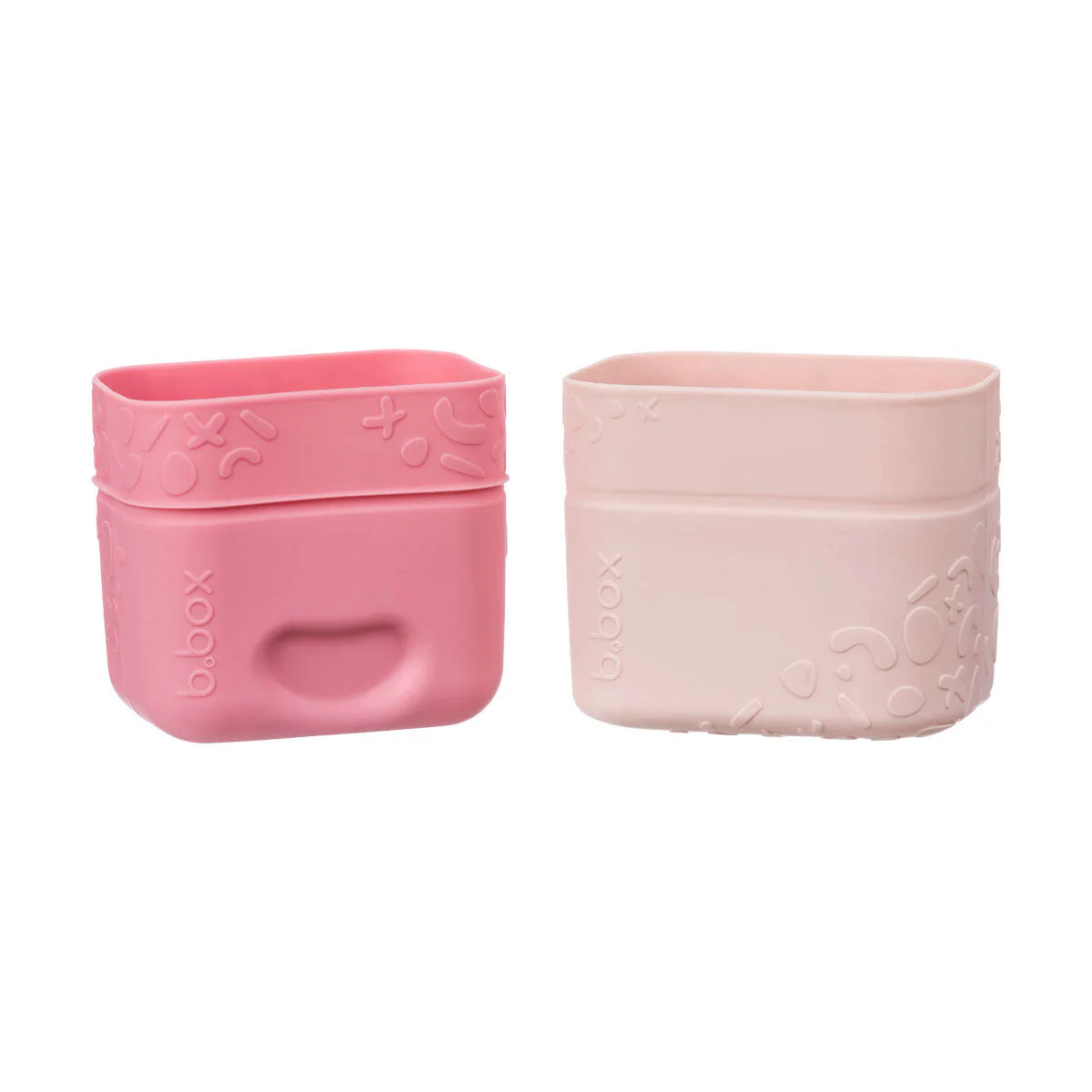 b.box Silicone Snack Cup for Toddlers - Berry Color, Leak-Proof & Portable Baby Food Container - Perfect for On-the-Go Snacking, Travel, and Daycare Use