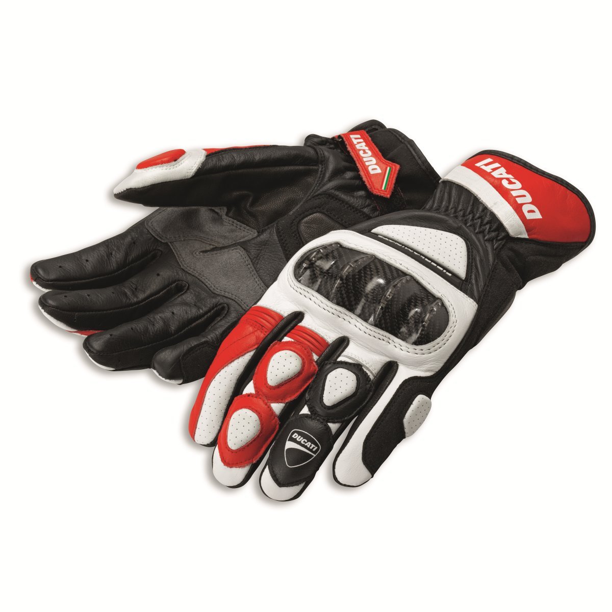 Ducati Sport 2 Motorcycle Gloves - Red (XXXL) for Men - Premium Racing Gloves for Motorcycle Riding, Track Days & Street Biking