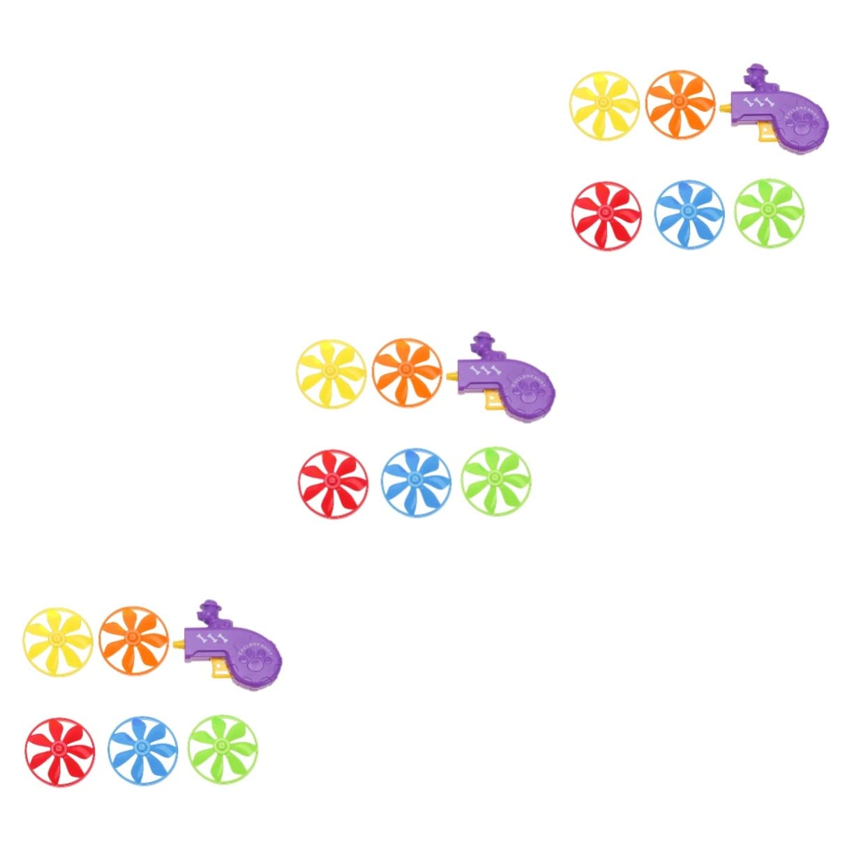 iplusmile 3-Piece Colorful Cat Fetch Toy Set - Chew Toys for Small Dogs & Play Discs for Kids | Interactive Pet Exercise Toys for Boys & Girls (Purple) - Perfect for Indoor Playtime & Outdoor Fetch Games