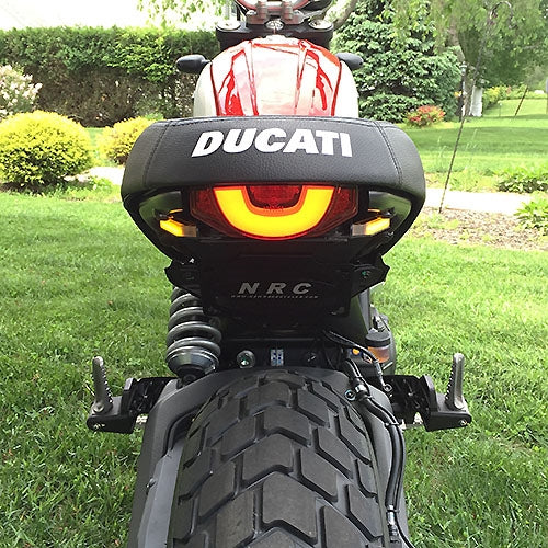 Ducati Scrambler Classic Icon Full Throttle Urban Enduro Fender Eliminator Kit for 2015-2017 Models - Motorcycle Tail Tidy for Clean Look & Improved Rear Visibility