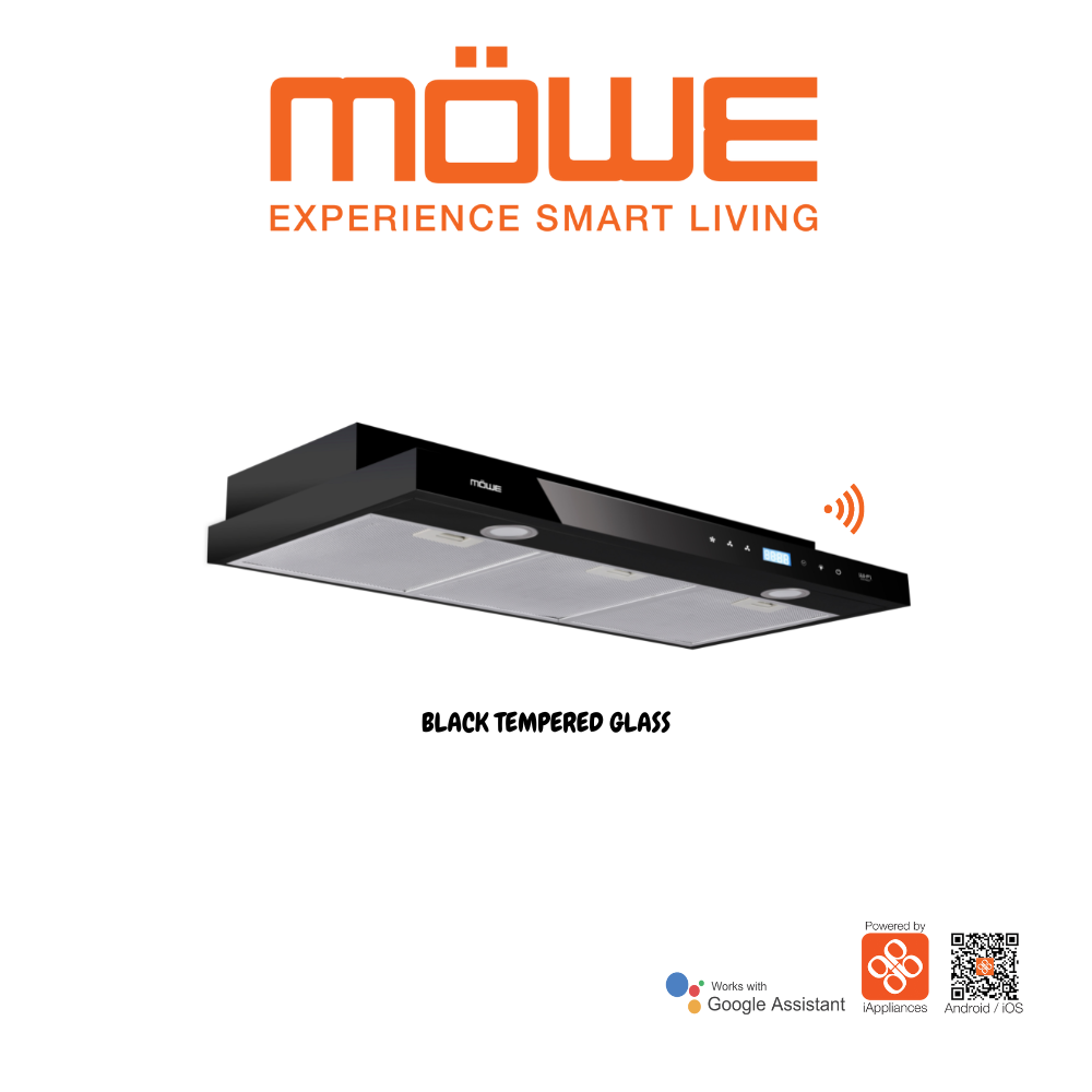 MÃ¶we BTO Smart Kitchen Package - 78cm/90cm Gas Hob & 90cm Slim Range Hood for Modern Kitchens | Perfect for Small Spaces & Efficient Cooking