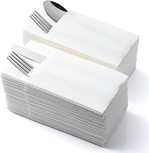 White Pocket 100PCS