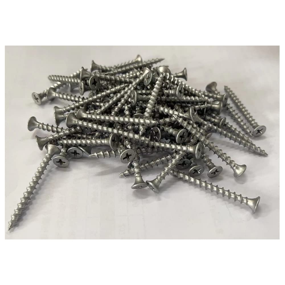 **KERDI Tile Backer Board Fastening Kit - 32mm Washer & 40mm Screws (100pcs) for Shower Walls & Bathroom Floor Renovation - Waterproof & Secure Installation**
