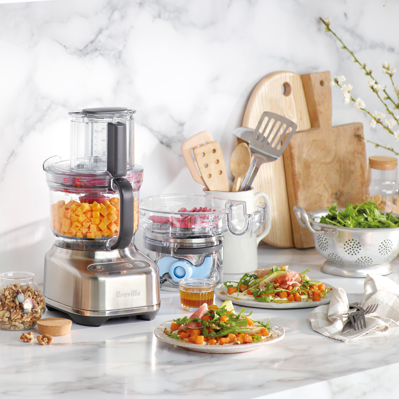 Breville Paradice 9-Cup Food Processor with Stainless Steel Bowl - Perfect for Chopping, Slicing & Shredding - Ideal for Meal Prep, Baking & Healthy Cooking