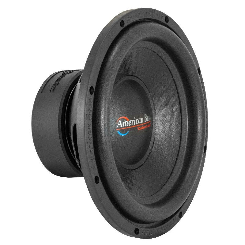 American Bass DX124 12 Inch 600W Peak (400W RMS) Single 4 Ohm DX Series Car Subwoofer - High Power Bass for Car Audio Systems & Custom Vehicle Upgrades