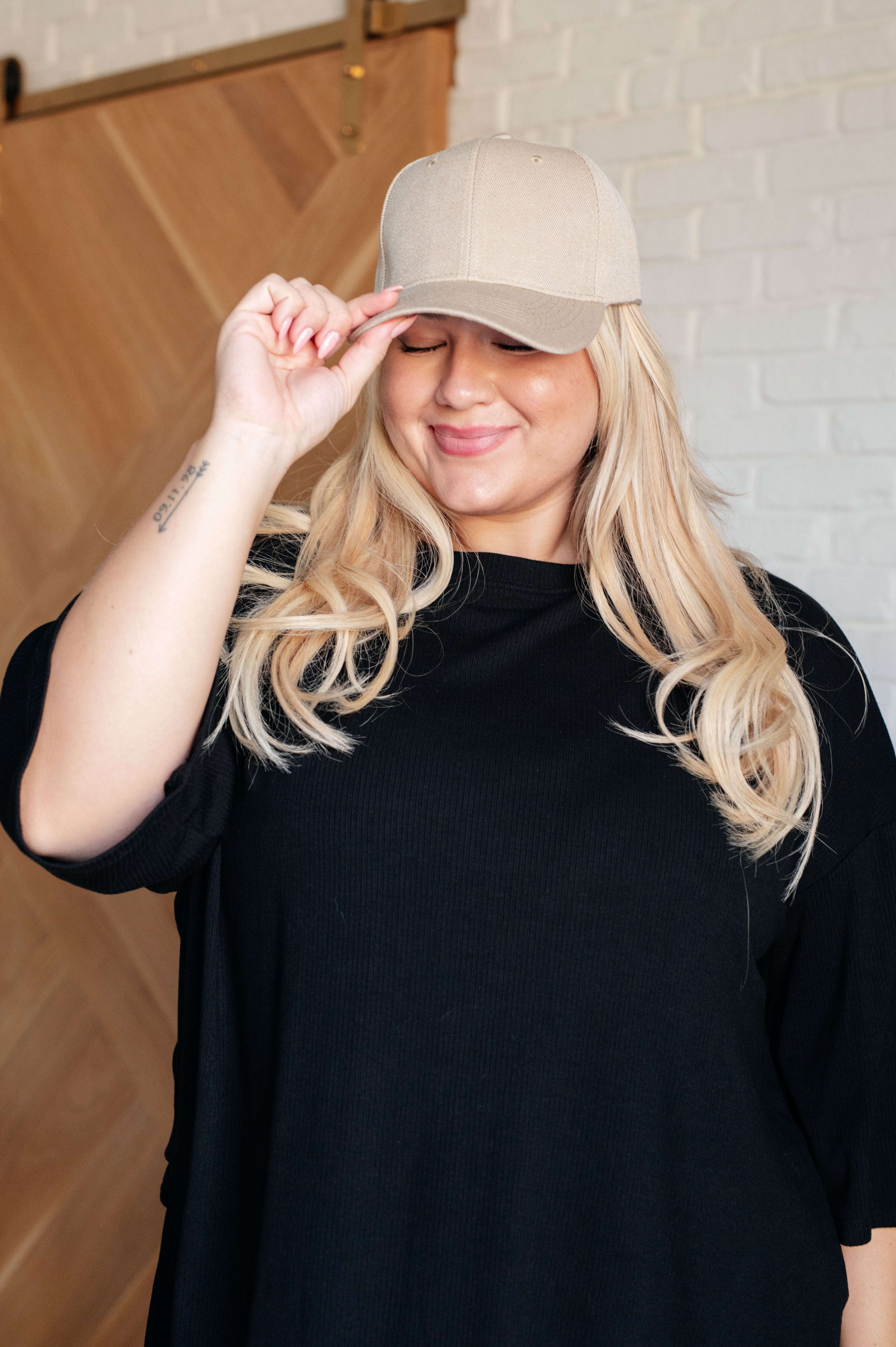 Basic Babe Khaki Baseball Cap for Women - Stylish Casual Hat for Outdoor Activities, Sports & Everyday Wear